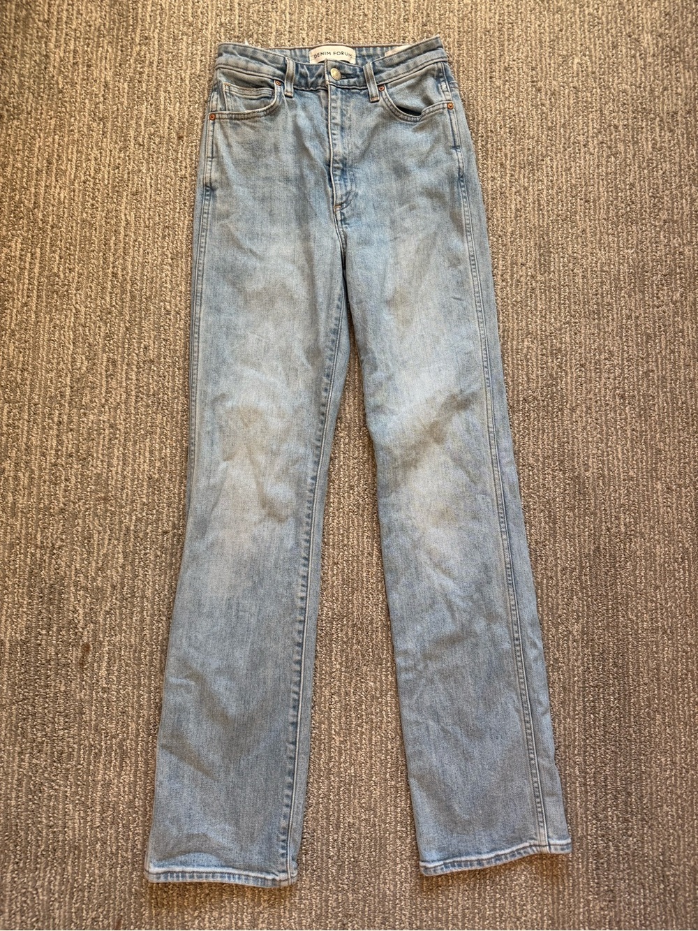 Denim Forum The ‘90s Naomi Super Hi Stovepipe Jeans Women’s Size 26 High Rise